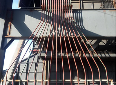 河北玉田熱電聯產項目鍋爐本體小徑管