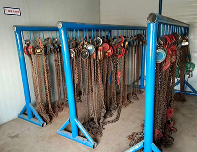 河北玉田熱電聯產項目材料庫區擺放