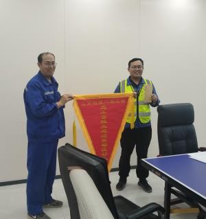 山東創源新材料項目部喜獲業主嘉獎